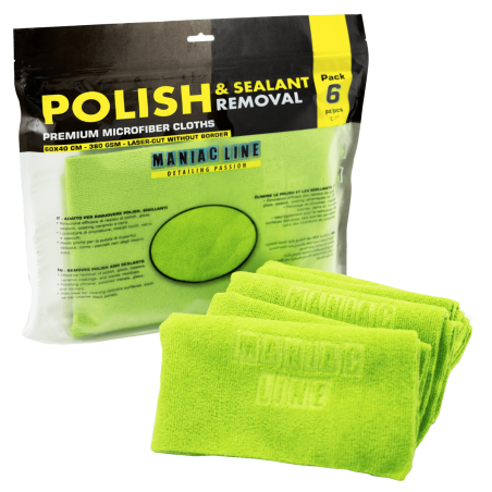 Ma-Fra Maniac Line Microfiber Towel Polish & Sealant Remover (6X pcs)
